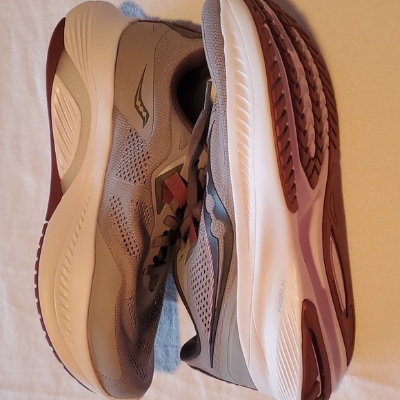 Saucony Womens Guide 15 Formit Powerrun Purple Gray Sz. 7.5 Athletic Sneakers - Picture 4 of 10